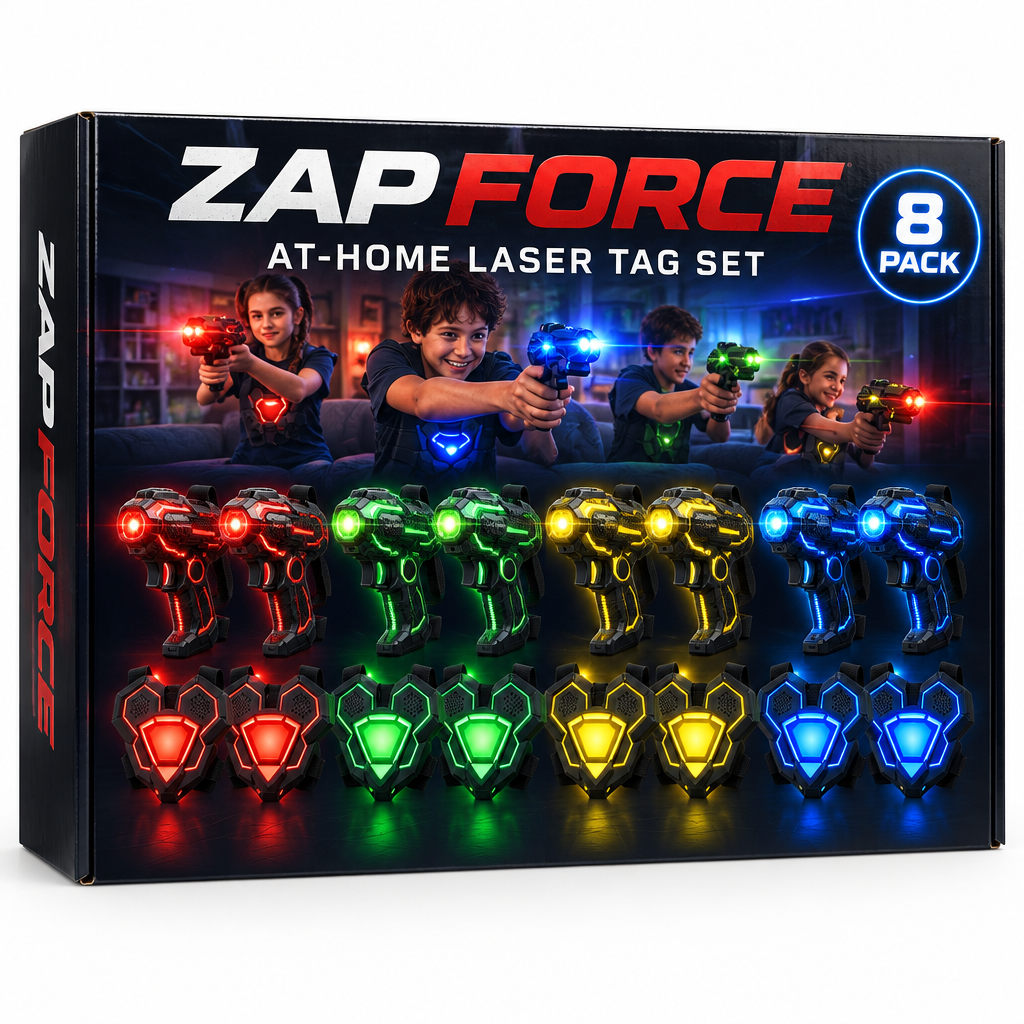 Zap Force 8-player laser tag set box